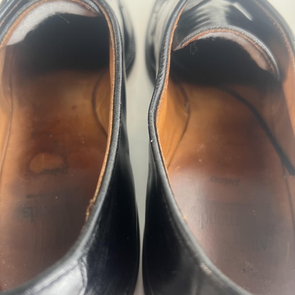 Allen Edmonds Delray Shoes Mens 11.5 A Black Leather Split Toe‎ Dress main image 11